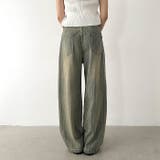 ストライプ柄ワイドデニムパンツ | Outfitter lab | 詳細画像7 