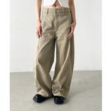 ベージュ | カーブワイドパンツ | Outfitter lab