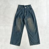タックワイドカーブデニムパンツ | Outfitter lab | 詳細画像11