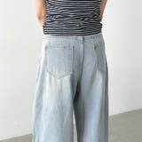 タックワイドカーブデニムパンツ | Outfitter lab | 詳細画像16