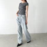 タックワイドカーブデニムパンツ | Outfitter lab | 詳細画像17