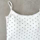 カップ付きドット柄キャミソール | Outfitter lab | 詳細画像18 