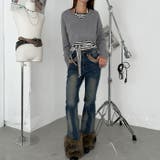ボーダーホルターネックニットアンサンブル | Outfitter lab | 詳細画像25