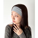 ライトグレー | リブヘアバンド | Outfitter lab