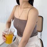 ダブル ストラップ リブ キャミソール | Outfitter lab | 詳細画像71 