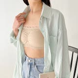 カップ付 ストラップレスフリルブラトップ | Outfitter lab | 詳細画像23 