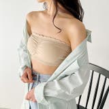 カップ付 ストラップレスフリルブラトップ | Outfitter lab | 詳細画像25 