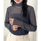 チャコールグレー | ハイネックシアートップス | Outfitter lab