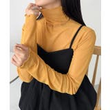 マスタード | ハイネックシアートップス | Outfitter lab