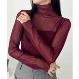 ワインレッド | ハイネックシアートップス | Outfitter lab