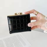 クロコ型押し がま口ミニウォレット | Outfitter lab | 詳細画像10 