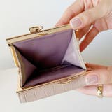 クロコ型押し がま口ミニウォレット | Outfitter lab | 詳細画像23 