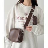 ブラウン | マルチケース付きスクエアショルダーバッグ | Outfitter lab