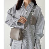 チャコールグレー | マルチケース付きスクエアショルダーバッグ | Outfitter lab