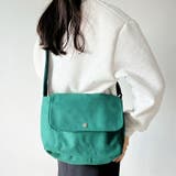 【A4サイズ対応】フラップキャンバススクエアショルダーバッグ | Outfitter lab | 詳細画像20