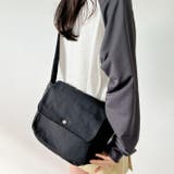 【A4サイズ対応】フラップキャンバススクエアショルダーバッグ | Outfitter lab | 詳細画像7