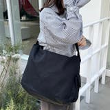 スマホポケット付き ビッグキャンバスショルダーバッグ | Outfitter lab | 詳細画像15