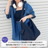 スマホポケット付き ビッグキャンバスショルダーバッグ | Outfitter lab | 詳細画像4