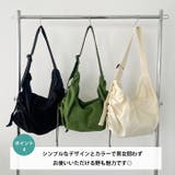 ドローコードギャザーキャンバスショルダーバッグ | Outfitter lab | 詳細画像5 