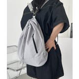 グレー | 2WAYユニセックス 巾着ボディバッグ | Outfitter lab