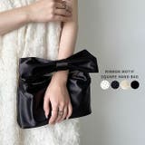 リボンモチーフ スクエアハンドバッグ | Outfitter lab | 詳細画像1 