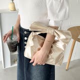 リボンモチーフ スクエアハンドバッグ | Outfitter lab | 詳細画像25 