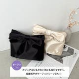 リボンモチーフ スクエアハンドバッグ | Outfitter lab | 詳細画像4 