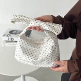 リボンモチーフ スクエアハンドバッグ | Outfitter lab | 詳細画像7 