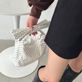 リボンモチーフ スクエアハンドバッグ | Outfitter lab | 詳細画像8 