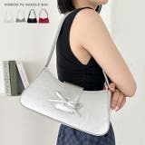 リボンPUハンドルバッグ | Outfitter lab | 詳細画像1