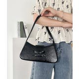 ブラック | リボンPUハンドルバッグ | Outfitter lab