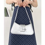 シルバー | リボンPUハンドルバッグ | Outfitter lab