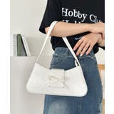 ホワイト | リボンPUハンドルバッグ | Outfitter lab