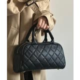 ブラック | キルティングボストンバッグ | Outfitter lab