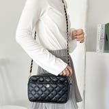 フラワーモチーフ キルティング チェーンショルダーバッグ | Outfitter lab | 詳細画像12