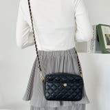 フラワーモチーフ キルティング チェーンショルダーバッグ | Outfitter lab | 詳細画像14