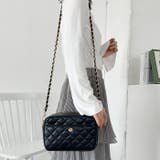 フラワーモチーフ キルティング チェーンショルダーバッグ | Outfitter lab | 詳細画像15