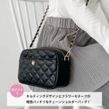 フラワーモチーフ キルティング チェーンショルダーバッグ | Outfitter lab | 詳細画像2