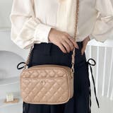 フラワーモチーフ キルティング チェーンショルダーバッグ | Outfitter lab | 詳細画像5