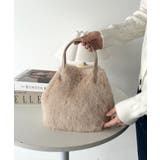 ベージュ | 2WAYフェイクファーショルダーバッグ | Outfitter lab