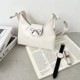 リボンモチーフワンハンドルPUホーボーバッグ | Outfitter lab | 詳細画像11 