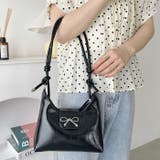 リボンモチーフワンハンドルPUホーボーバッグ | Outfitter lab | 詳細画像15 