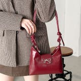 リボンモチーフワンハンドルPUホーボーバッグ | Outfitter lab | 詳細画像18 