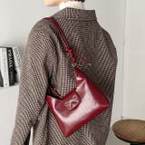 リボンモチーフワンハンドルPUホーボーバッグ | Outfitter lab | 詳細画像20 
