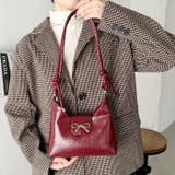 リボンモチーフワンハンドルPUホーボーバッグ | Outfitter lab | 詳細画像21 