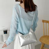 リボンモチーフワンハンドルPUホーボーバッグ | Outfitter lab | 詳細画像27 