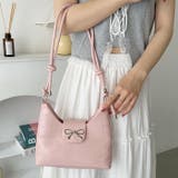 リボンモチーフワンハンドルPUホーボーバッグ | Outfitter lab | 詳細画像30 