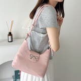 リボンモチーフワンハンドルPUホーボーバッグ | Outfitter lab | 詳細画像32 