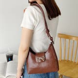 リボンモチーフワンハンドルPUホーボーバッグ | Outfitter lab | 詳細画像38 