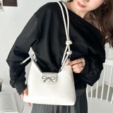 リボンモチーフワンハンドルPUホーボーバッグ | Outfitter lab | 詳細画像6 